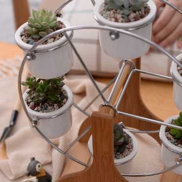 Ferris wheel and 6 ceramic pots set - 5 Ferris wheel and 6 ceramic pots set - 5