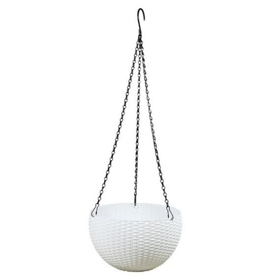Round hanging pot with self-watering - 3