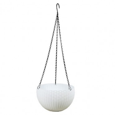 Round hanging pot with self-watering - 7