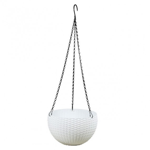 Round hanging pot with self-watering - 7