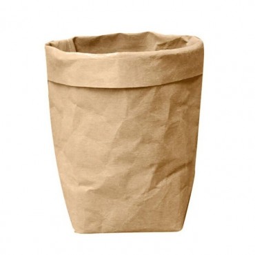 Cache-pot sac en papier lavable - 7 couleurs - 8
