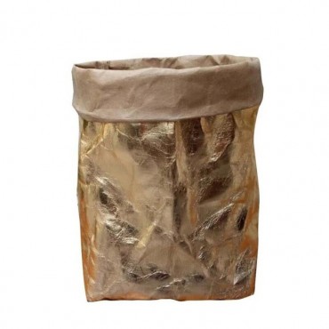 Cache-pot sac en papier lavable - 7 couleurs - 11