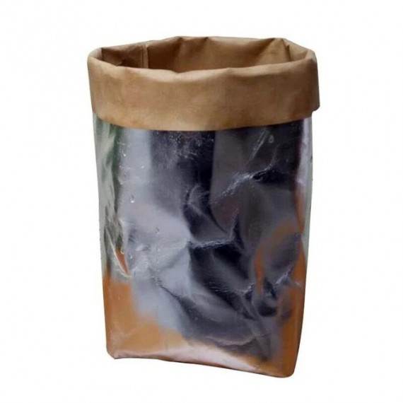 Washable paper bag plant pot - 7 colors - 12