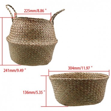 Color foldable wicker basket - 8