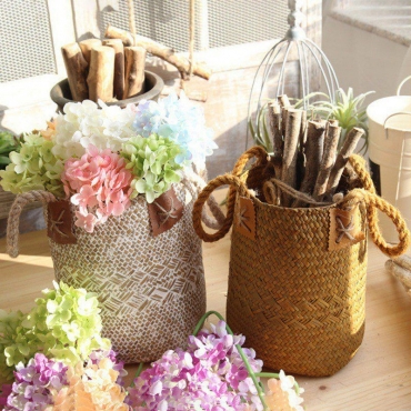 Large bohemian wicker basket - 2