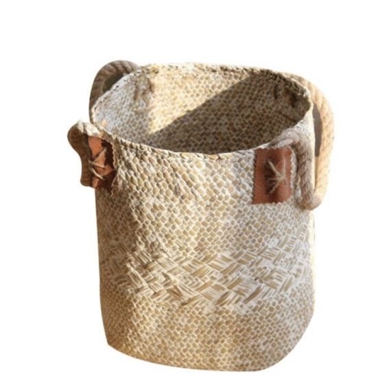 Large bohemian wicker basket - 8