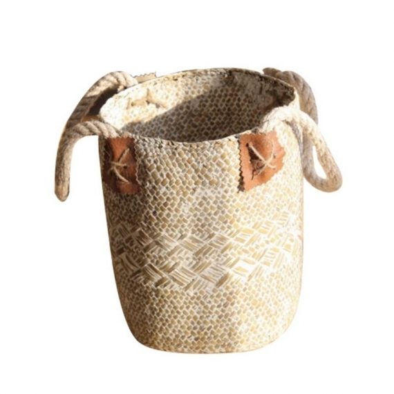 Large bohemian wicker basket - 9