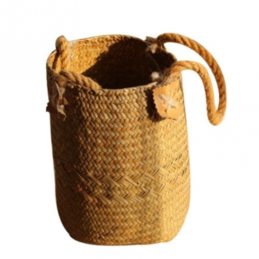 Large bohemian wicker basket - 11