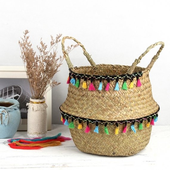 Colored wicker &quot;Samba&quot; basket - 2