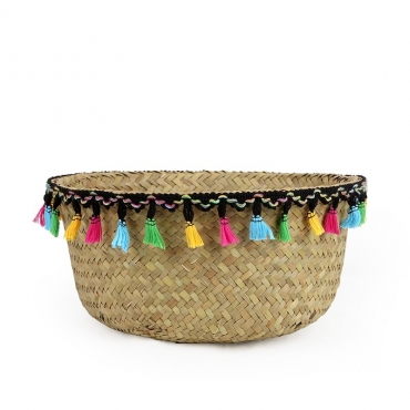 Colored wicker &quot;Samba&quot; basket - 3