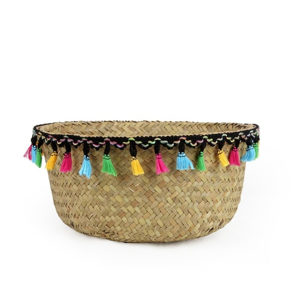 Colored wicker &quot;Samba&quot; basket - 3