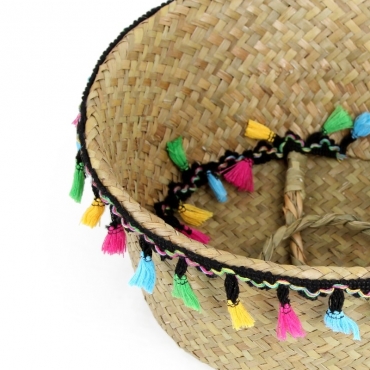 Colored wicker &quot;Samba&quot; basket - 5