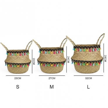 Colored wicker &quot;Samba&quot; basket - 6