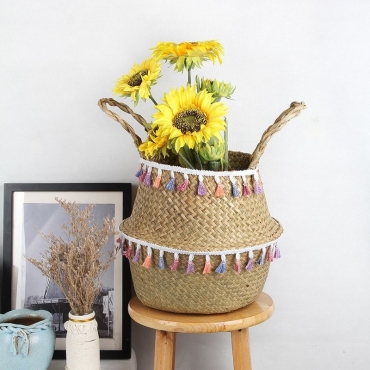 Colored wicker &quot;Samba&quot; basket - 9