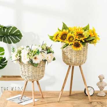Basket pot on stand - 2 Basket pot on stand - 2