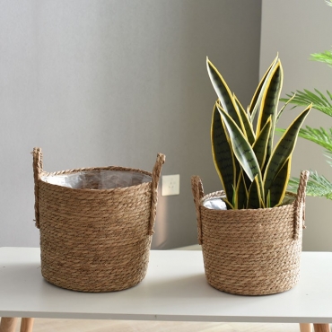 Panier en osier scandinave - 4