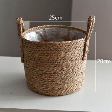 Panier en osier scandinave - 5