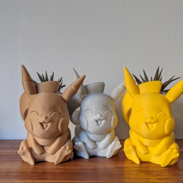 pot de fleur pokemon pikachu