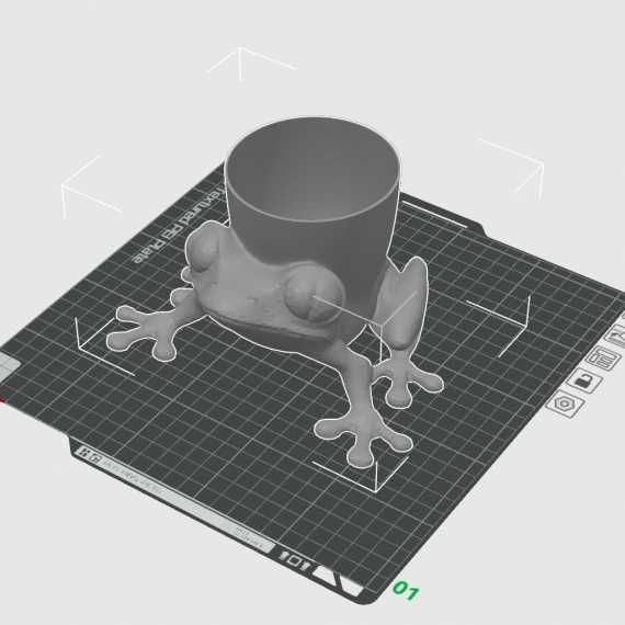 Cache-pot Froggy sur cache-pot.fr