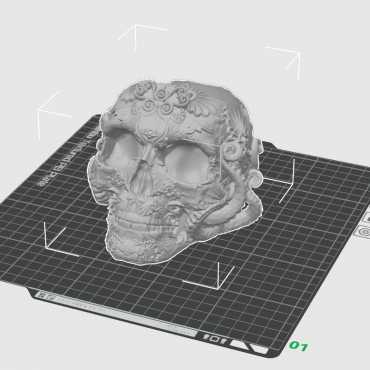 Bloempot Octoskull sur cache-pot.fr
