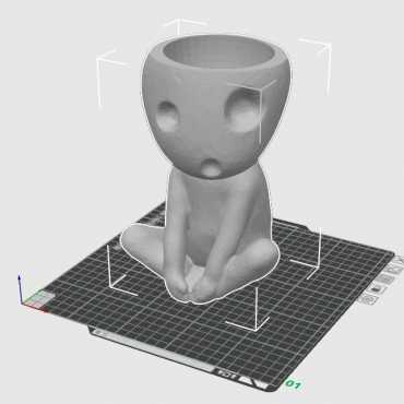 Übertopf Kodama sur cache-pot.fr