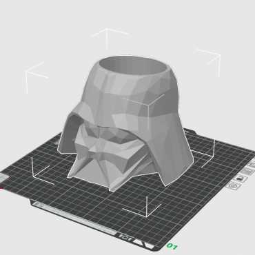 Green Vader plant pot cover sur cache-pot.fr