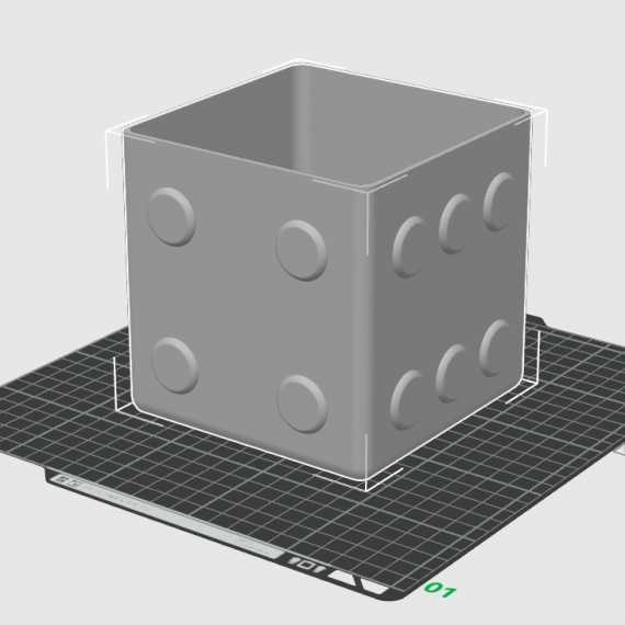 Dice Planter Cover sur cache-pot.fr