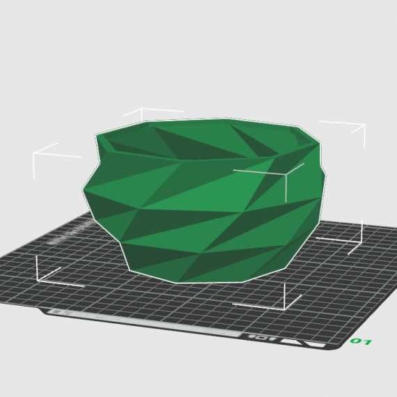 Übertopf Polygon sur cache-pot.fr