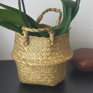 Bohemian Wicker Planter sur cache-pot.fr
