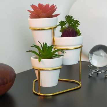 Maceteros Golden Bloom sur cache-pot.fr