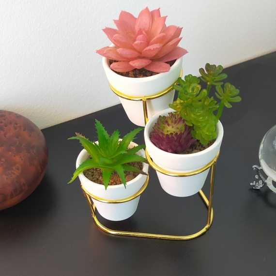 Vasi Golden Bloom sur cache-pot.fr