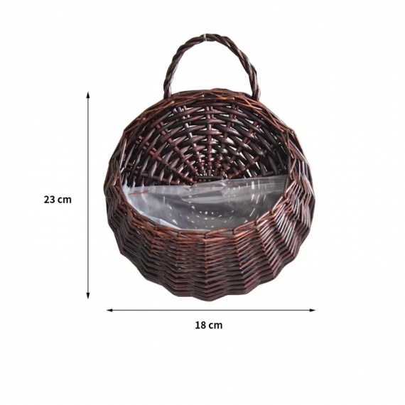 Cache-pot da parete in rattan sur cache-pot.fr