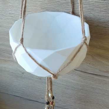 BohoGem Hanging Planter sur cache-pot.fr