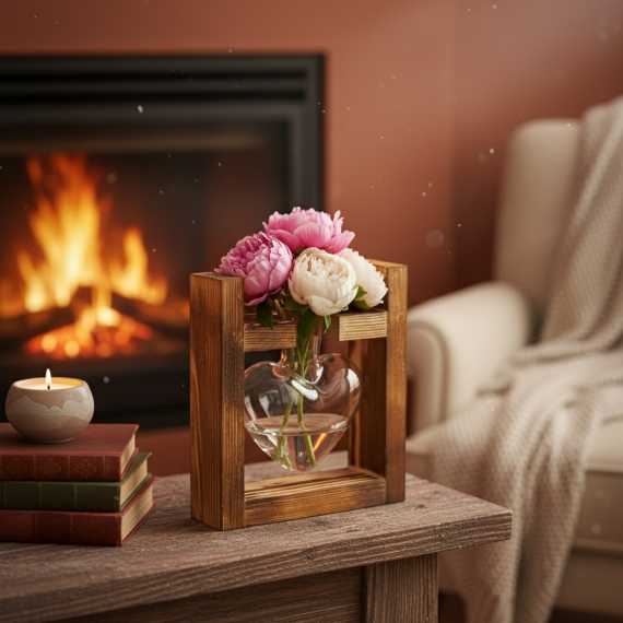 Hanging Heart Vase sur cache-pot.fr