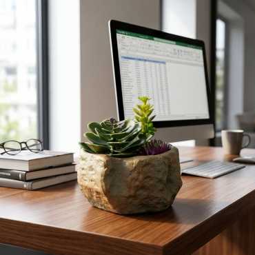 Rock Planter Pot sur cache-pot.fr