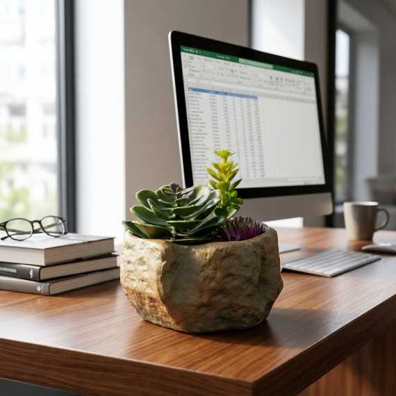 Rock Planter Pot sur cache-pot.fr