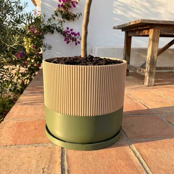 Maceta decorativa Verdebois sur cache-pot.fr