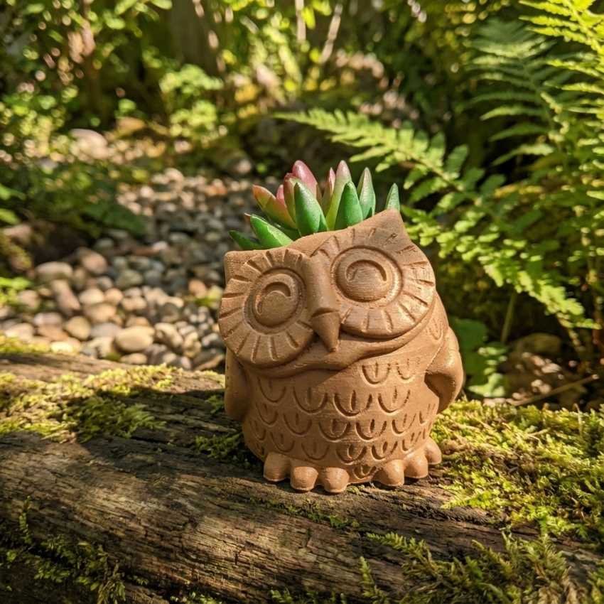 Macetero Búho sur cache-pot.fr