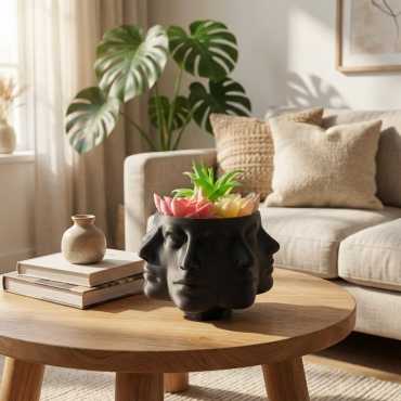 Maceta decorativa Janus sur cache-pot.fr