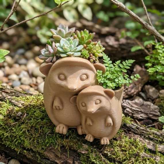 Übertopf Igel Design – Artisanaler und umweltfreundlicher Übertopf für Ihre Zimmerpflanzen sur cache-pot.fr