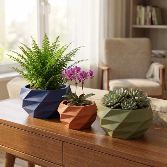 Polygon Planter Pot sur cache-pot.fr