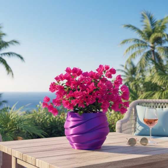 Maceta decorativa Tequila Sunset sur cache-pot.fr