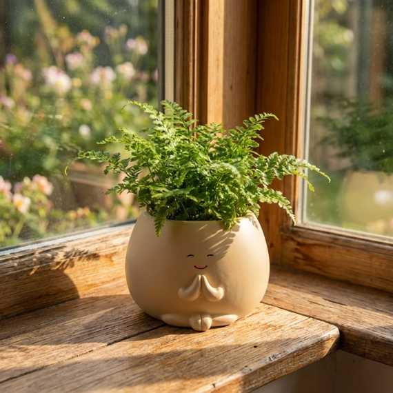 Kleiner Blumentopf Namasté sur cache-pot.fr