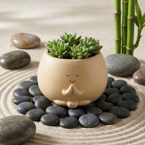 Pequeño macetero Namasté sur cache-pot.fr