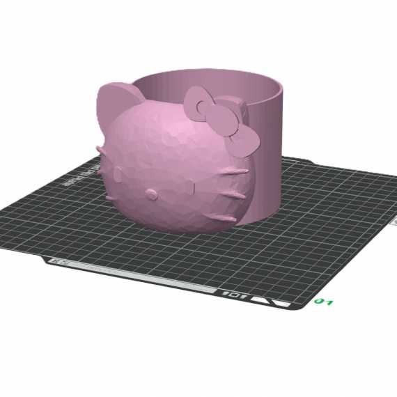 Cache-pot Hello Kitty sur cache-pot.fr