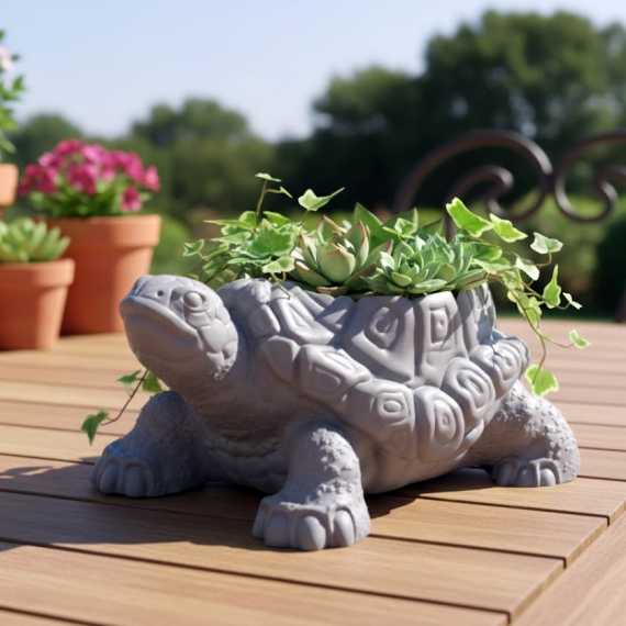 Turtle Flower Pot sur cache-pot.fr