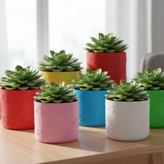 Vaso da fiori con motivo gatto sur cache-pot.fr