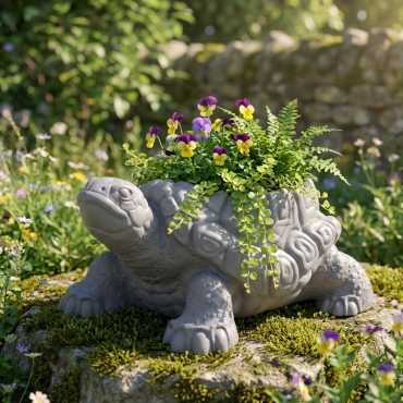 Turtle Flower Pot sur cache-pot.fr