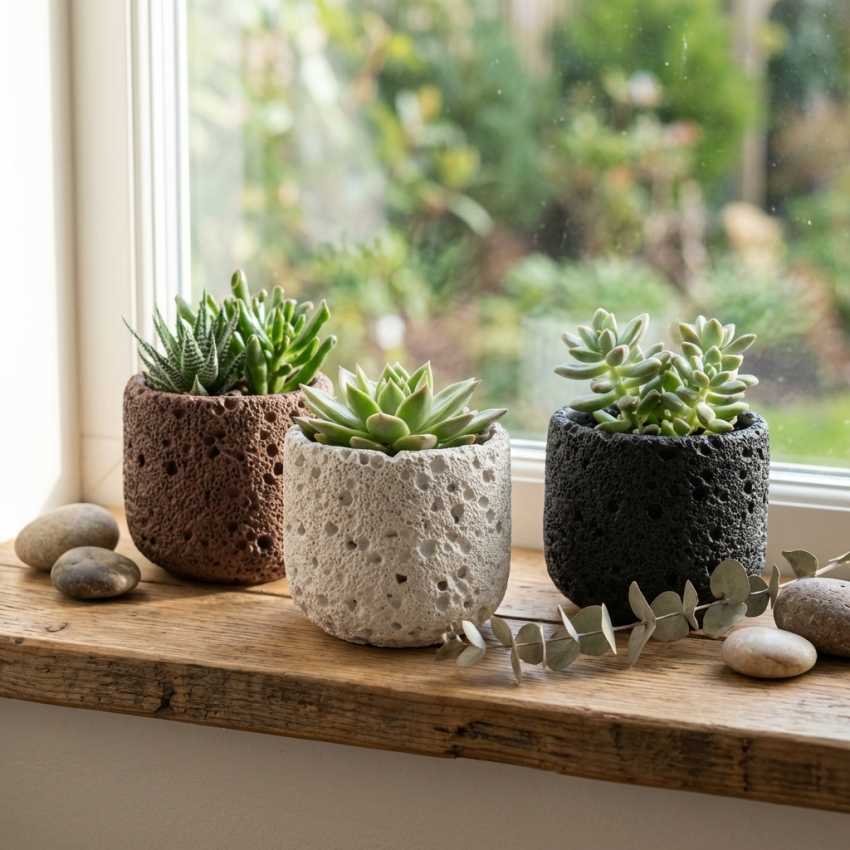 Maceta de Basalto sur cache-pot.fr