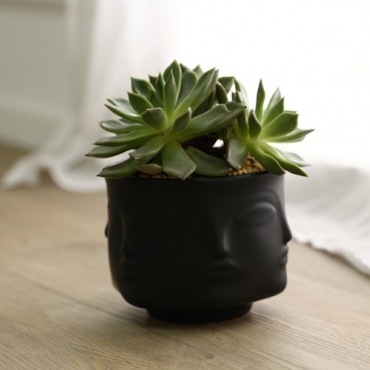 Handmade multi-faceted flowerpot - 4